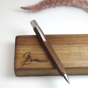خودکار لوکس برند فابرکاستل مدل اوندرو چوب بلوط دودی ۱۴۷۵۰۸ Faber-Castell Ondoro smoked oak twist ballpoint pen