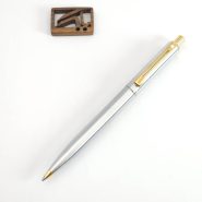 شیفر خودکار تک سنتینل استیل گیره طلایی SHEAFFER SENTINEL Golden trim