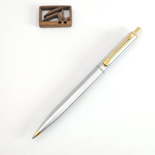شیفر خودکار تک سنتینل استیل گیره طلایی SHEAFFER SENTINEL Golden trim