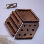 استند چوبی رومیزی جداگانه کندو Desk accessories cando