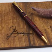 پارکر خودکار سونت قرمز گیره طلایی Parker sonnet gold clip BP