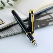 پارکر خودنویس مشکی گیره طلا آی ام Parker IM Fountain Pen