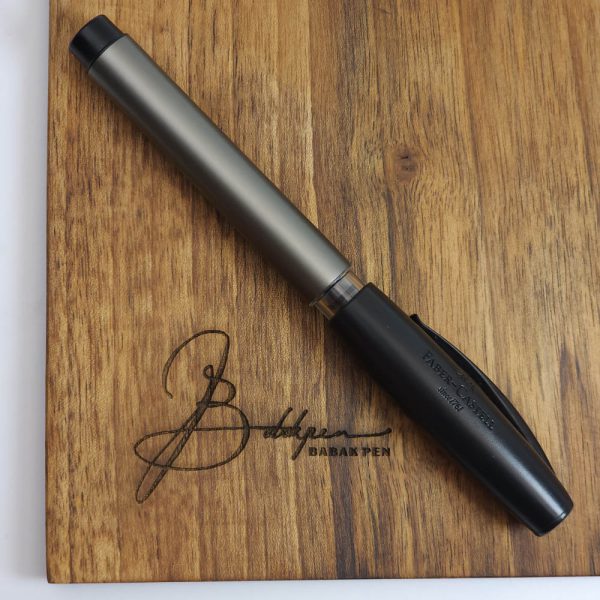 فابرکاستل روان نویس اسنشیو 148462 FABER-CASTELL Essentio Metal rollerball silver matt