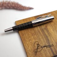 فابرکاستل خودنویس ایموشن کروکودیل مشکی 148230 Faber-Castell E-motion precious resin croco fountain pen black