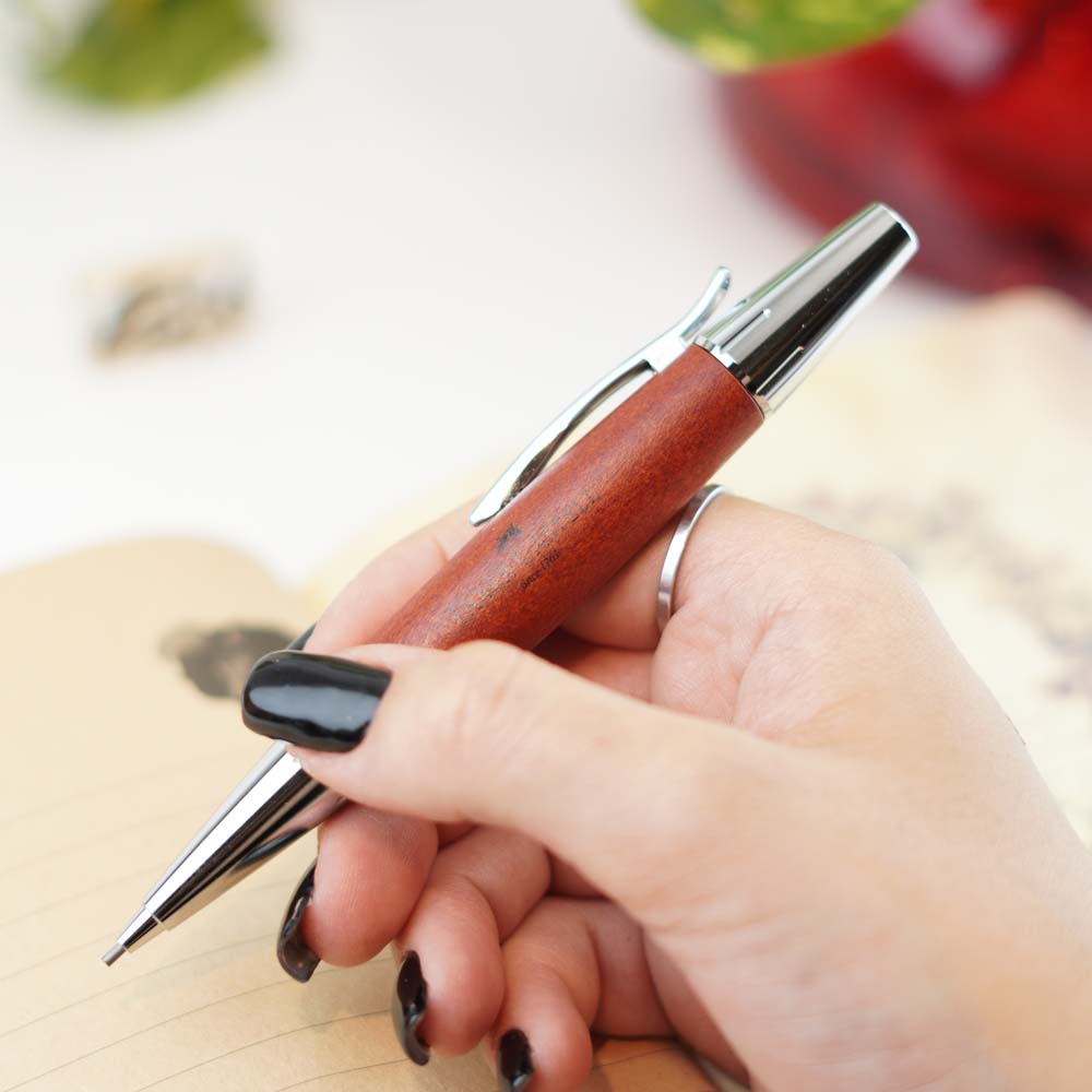 فابرکاستل اتود ایموشن چوب گلابی قهوه ای روشن 138382 FABER-CASTELL Emotion Pearwood Light Brown Mechanical Pencil