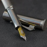 گراف فون فابرکاستل خودنویس کلاسیک پلاتین 145560 GRAF VON FABER-CASTELL FP Classic platinum-plated M