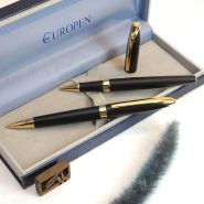 خودکار لوکس یوروپن مدل رینگ مشکی طلایی EUROPEN Ring black/gold