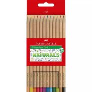 فابرکاستل مداد رنگی نچرال تخت 12 رنگ 115012 FABER-CASTELL Naturals 12 Color Pencil