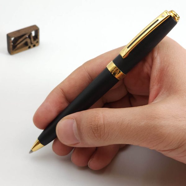 خودکار شیفر پرلود مشکی مات گیره طلایی SHEAFFER Prelude BP Matte black GT