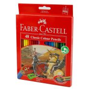 فابرکاستل مداد رنگی کلاسیک تخت 48 رنگ 115858 FABER-CASTELL Classic 48 Colour Pencils