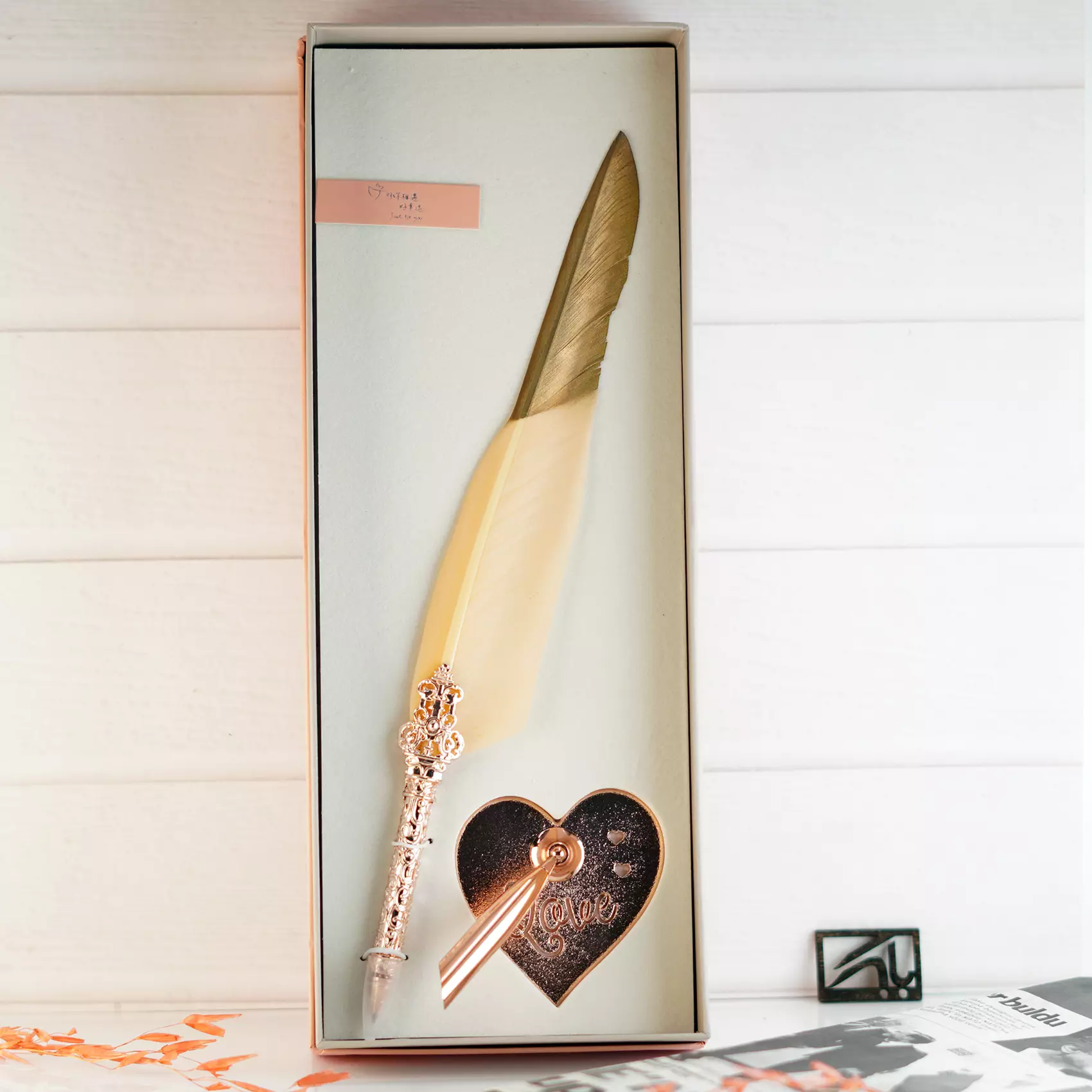 قلم پر خودکاری رومانس Feather pen BP Romance