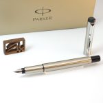 پارکر خودنویس وکتور تمام استیل PARKER VECTOR STEEL FP