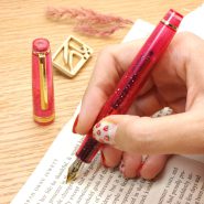 خودنویس جینهاو JINHAO 82 - قرمز-اکلیلی-طلایی