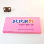 پست ایت 76*127 هوپاکس استیک نوت نئونی STICK NEON HOPAX 3x5 in - صورتی