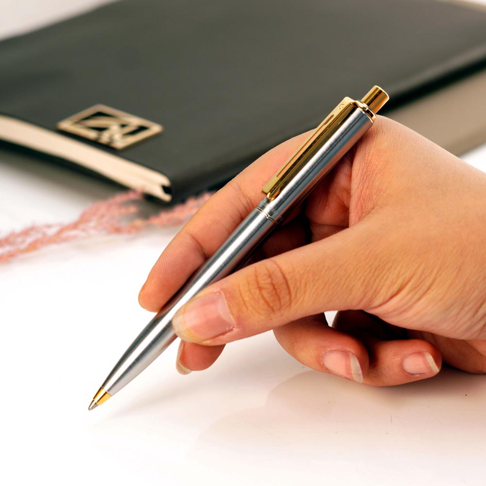 خودکار شیفر سنتینل استیل گیره طلایی SHEAFFER Sentinel steel GT