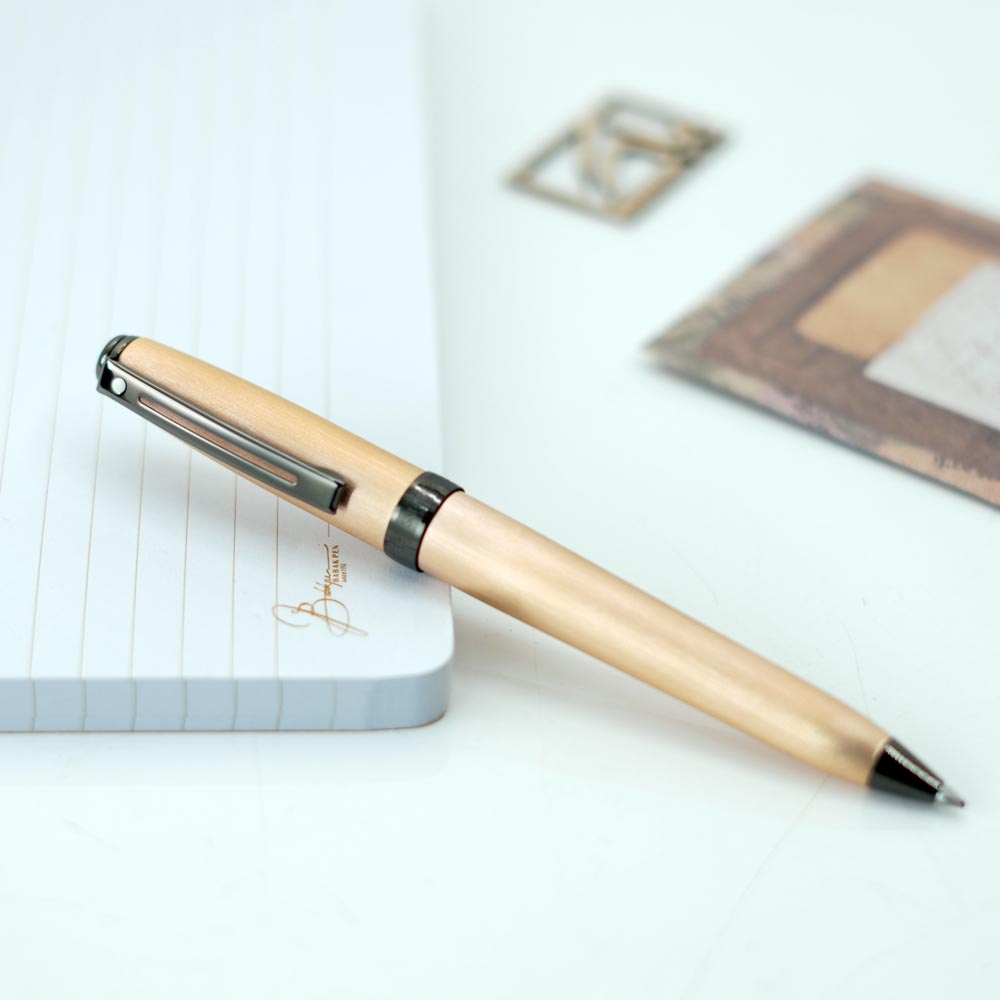 خودکار شیفر پرلود طلایی گیره مشکی SHEAFFER Prelude Gold