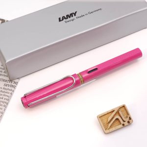 خودنویس لامی سافاری صورتی براق LAMY SAFARI SHINY PINK FP 13
