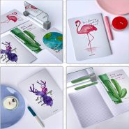 دفتر پيل بلو وزیری جلد نرم 40 برگ PILL NOTEBOOK BLO