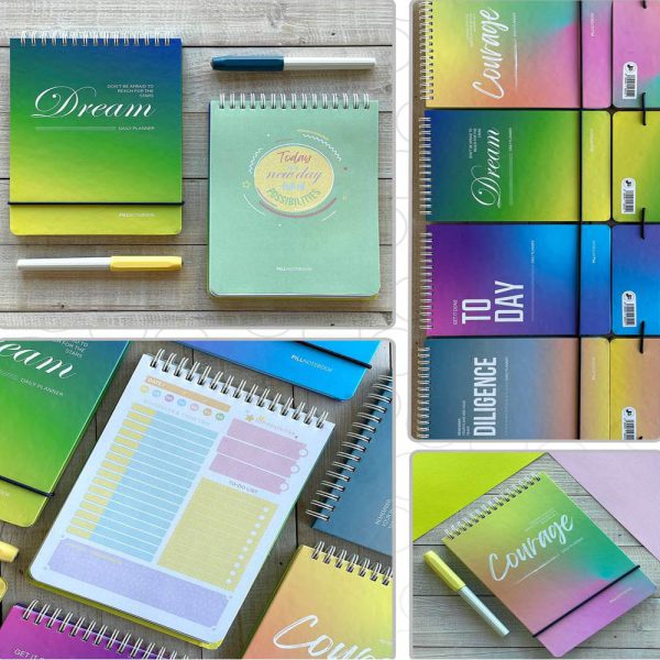 دفتر پلنر پيل گردینت PILL Planner Gradient