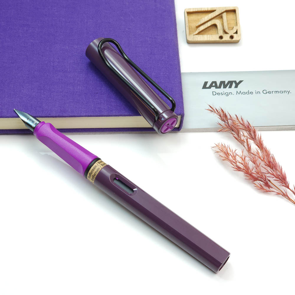 خودنویس لامی سافاری بنفش و شاه توت LAMY SAFARI FP Violet blackberry 0D8
