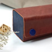 جامدادی دستساز چرم طرح کژال ED Consept store Handmade leather pencil case Kazhal