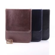 کیف چرم جا قلمی 6 تایی Handmade Leather 6 pack pen case
