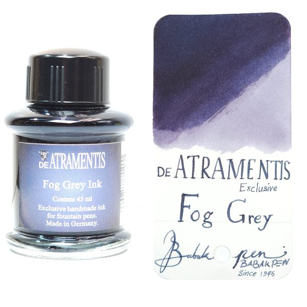 جوهر خودنویس آترامنتیس مه خاکستری DE ATRAMENTIS Fog grey ink 45ml