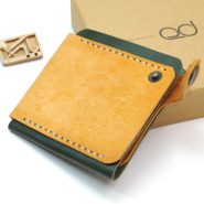 کیف پول و کارت اعتباری چرم دست دوز مدل ED Consept store Handmade wallet J9