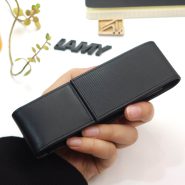 کیف چرم جا قلمی لامی مشکی LAMY Leather Pen case black A 302
