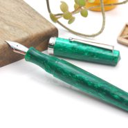 خودنویس دلتا اینتسا سبز DELTA Intesa 2.0 Green and Rhodium