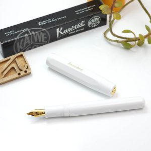 خودنویس کاوکو کلاسیک اسپرت سفید KAWECO Classic sport FP White