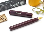 خودنویس کاوکو کلاسیک اسپرت زرشکی KAWECO Cassic sport FP Bordeaux