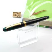 خودنویس پلاتینیوم سنتری سبز گیره طلا مدل 3776 Platinum Century FP Laurel green gold trim