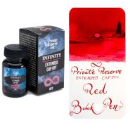 جوهر خودنویس پرایوت ریزرو قرمز اینفینیتی PRIVATE RESERVE INK Infinity Red (with ECO formula) extended cap off 30ml