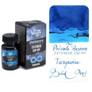 جوهر خودنویس پرایوت ریزرو آبی فیروزه ای اینفینیتی PRIVATE RESERVE INK Infinity turquoise (with ECO formula) extended cap off 30ml