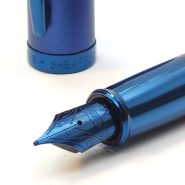 خودنویس آبی گیره PVD شیفر SHEAFFER FP Satin Blue with PVD trim 100