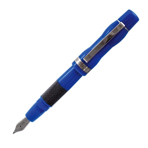 خودنویس دلتا اسب بخار آبی سر قلم فیوژن Delta Blue Horsepower