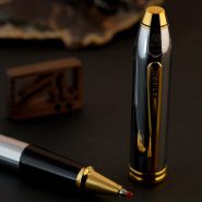 روان نویس کراس تاوزند استیل گیره طلایی CROSS Townsend RP with gold trim