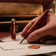 خودنویس پلیکان سووران تورتوس شل قرمز Pelikan Souverän M600 Tortoiseshell Red B