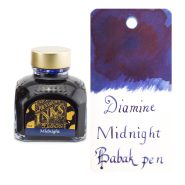 جوهر خودنویس دیامین نیمه شب DIAMINE INK Midnight 80 cc