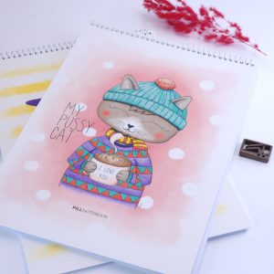 دفتر نقاشی پيل رحلی سیم از بالا PILL painting notebook A4