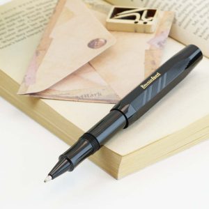 روان نویس کاوکو کلاسیک اسپرت مشکی KAWECO Classic Sport Guilloche RP Black