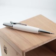 فابرکاستل اتود چرخشی ایموشن رومبوس طرح گیلوش سفید 138556 FABER-CASTELL Emotion Rhombus twist Mechanical Pencil
