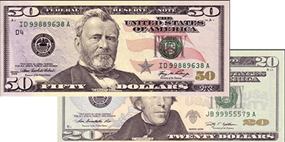 20 to 50$