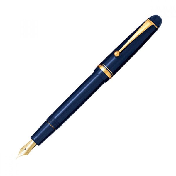 خودنویس پایلوت سرمه ای طلایی کاستوم PILOT Blue Custom 74