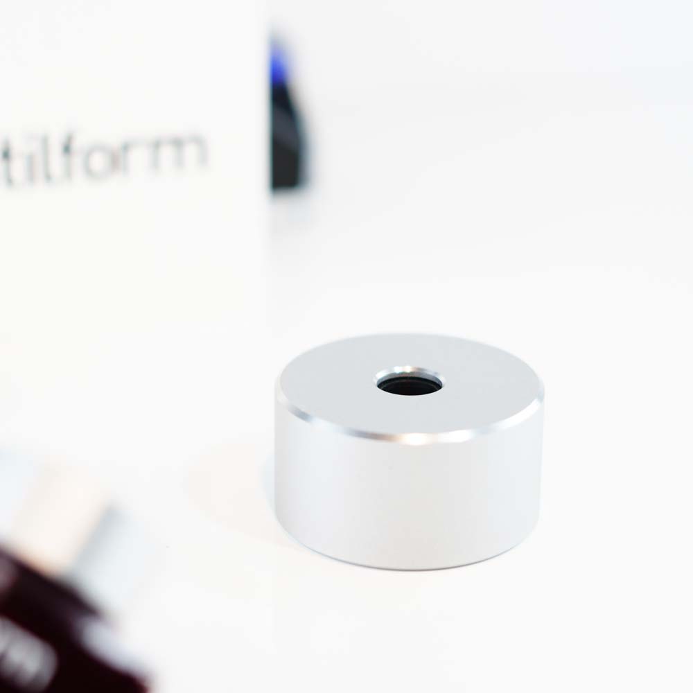 استند قلم استیل فرم بیس نقره ای STILFORM Aluminium base (pen holder) Star silver