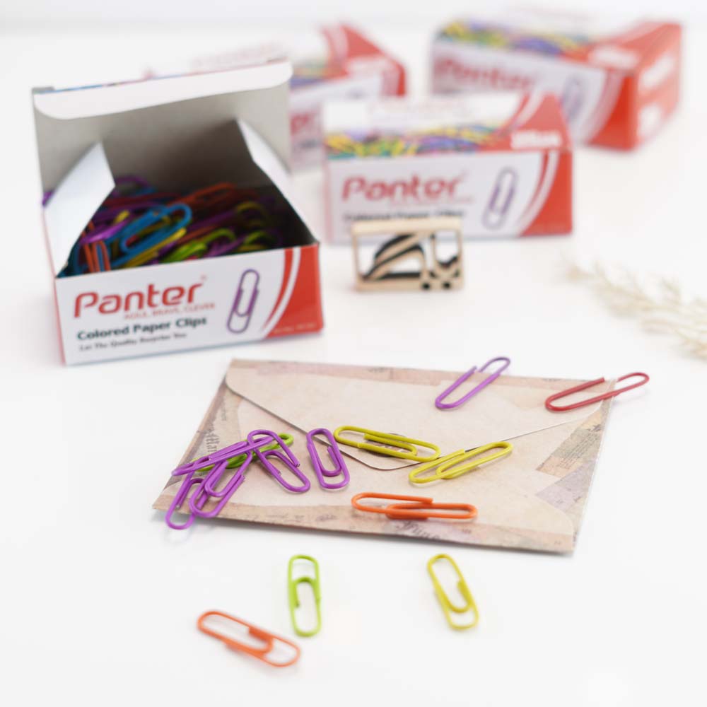 گیره ی کاغذ رنگی پنتر PANTER Colored paper clips PC 101