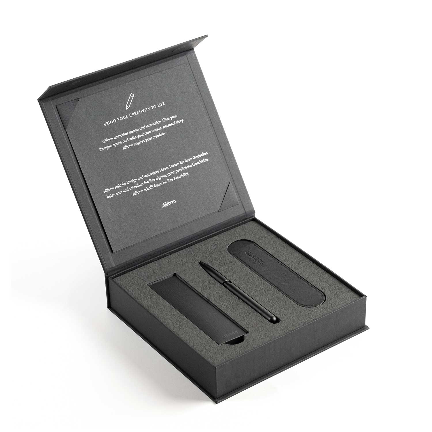 ست خودکار آلومینیومی استیل فرم پن اسنشیال مشکی STILFORM Aluminium PEN BP Essentials set warp black