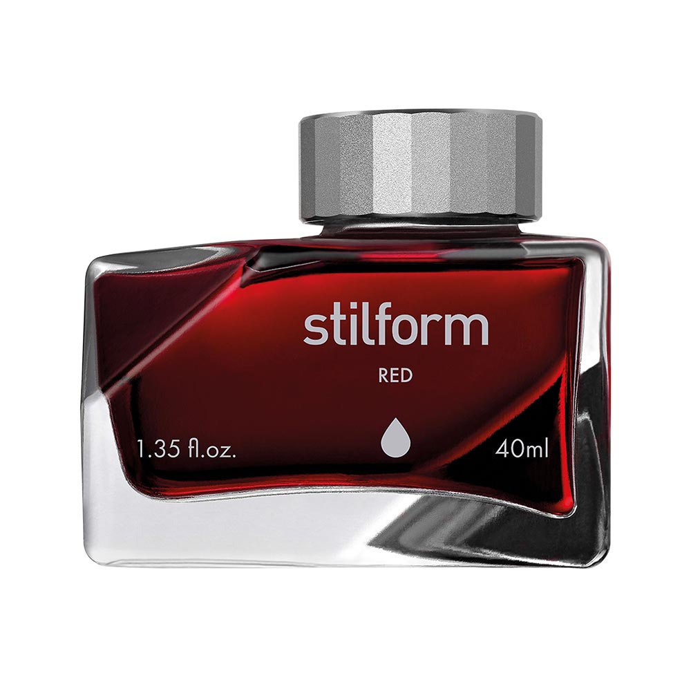 جوهر خودنویس استیل فرم تیلت قرمز STILFORM Tilt ink bottle red
