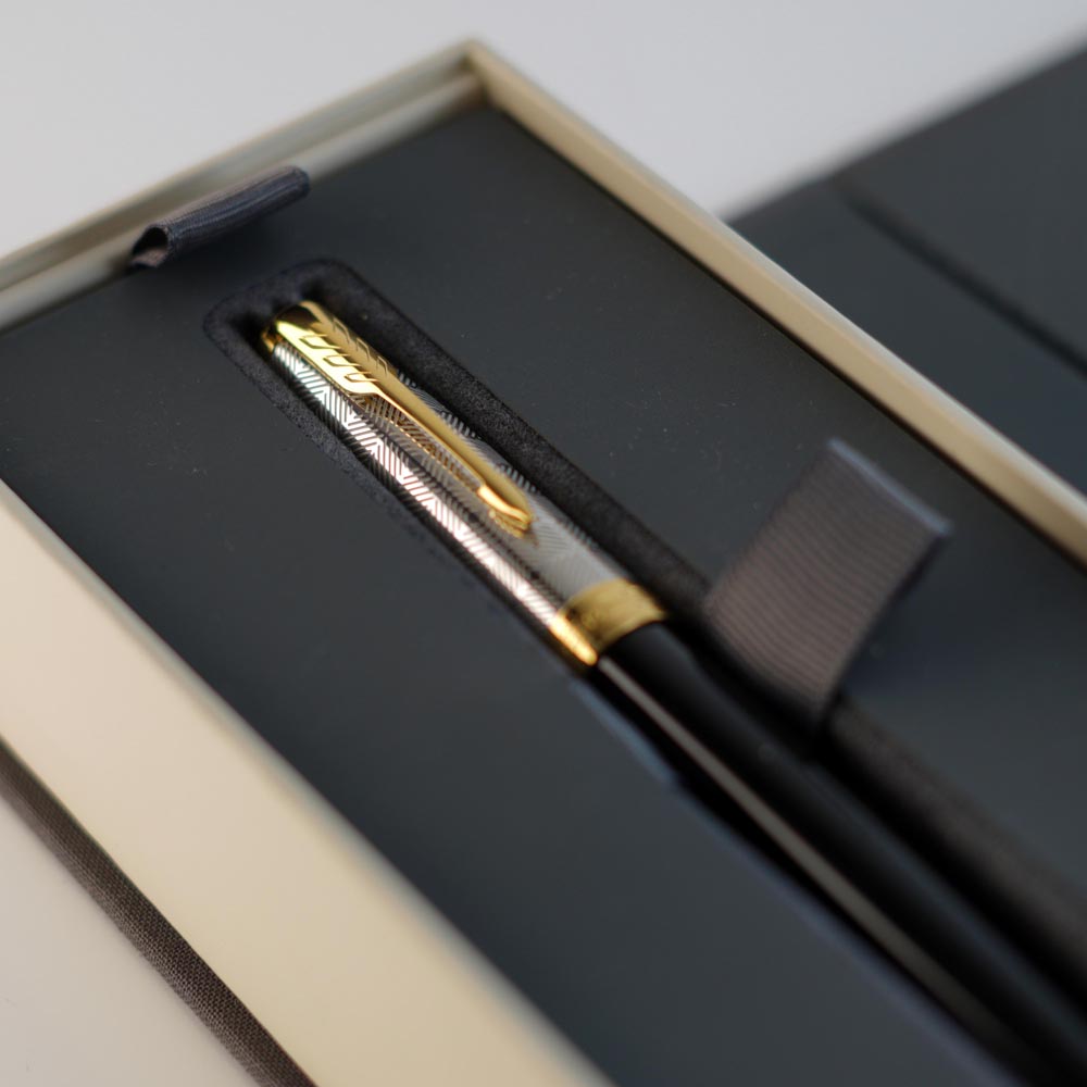 محصول خودنویس پارکر سونت فلزی لاکی مشکی Sonnet Metal & Black Lacquer Fountain pen